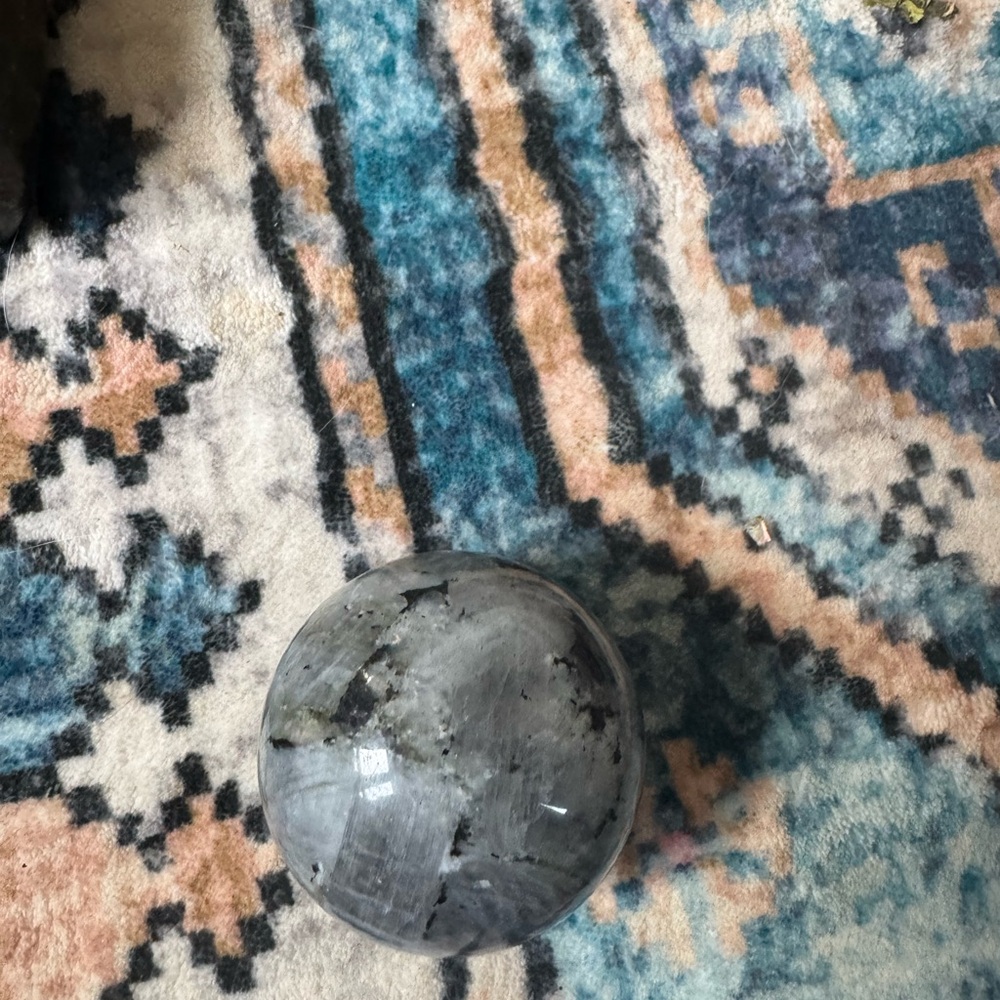 Gray Labradorite Sphere